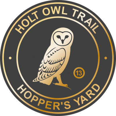 Holt Owl Trail Plaque 13 Hopper’s Yard