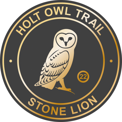Holt Owl Trail Plaque 22 Stone Lion