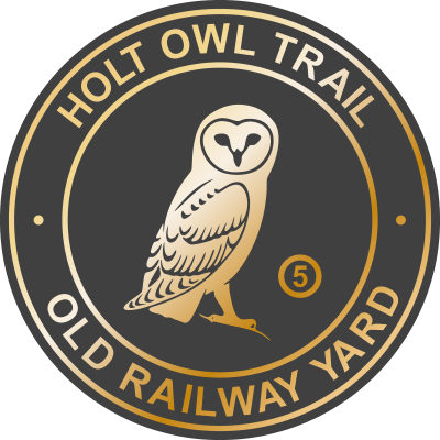 Holt Owl Trail Plaque 5 Old Railway Yard